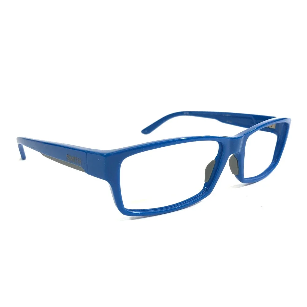 Smith Optics Eyeglasses Frames Broadcast XL LN5 Lapis Frost Full Rim 55-17-135